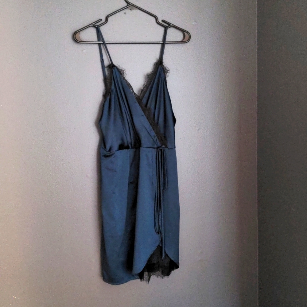 Satin negligee dress